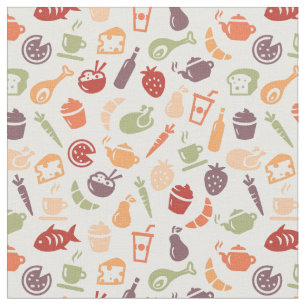 Tissu Motif 2 de nourriture