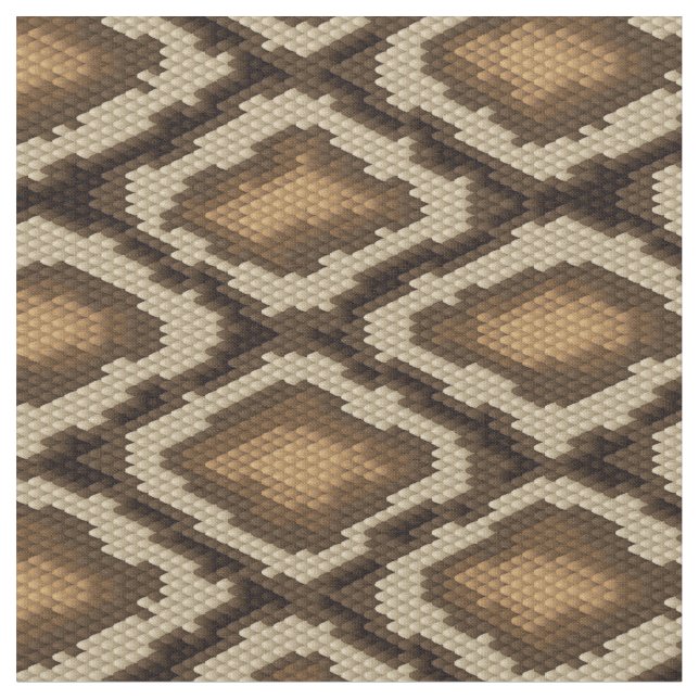 Tissu Motif 2 de peau de serpent de python (Fermer)