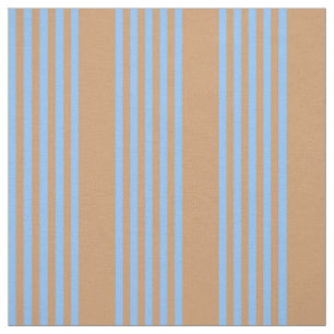 Tissu Motif à cinq bandes bleu et brun