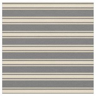 Tissu Motif à linge/à rayures de couleur gris et brun