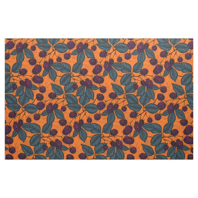 Tissu Motif à main Blackberry (Fat Quarter)