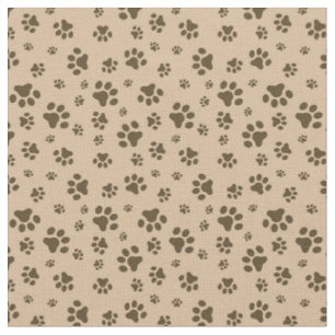 Tissu motif à pattes d'ours coude matériel cabine
