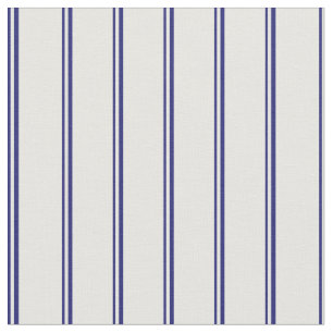 Tissu Motif à rayures/à rayures blanches et bleues de mi