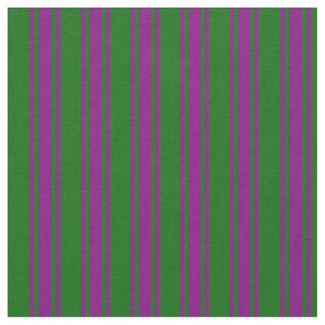 Tissu Motif à rayures vert foncé et violet (Fermer)