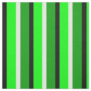 Tissu Motif à rayures vertes et foncées