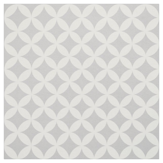 Tissu Motif à treillis diamant gris tendance (Échantillon)