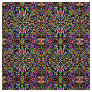 Tissu Motif abstrait coloré