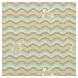 Tissu motif abstrait coloré, vagues