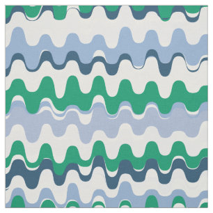Tissu Motif abstrait couleur bleu chic