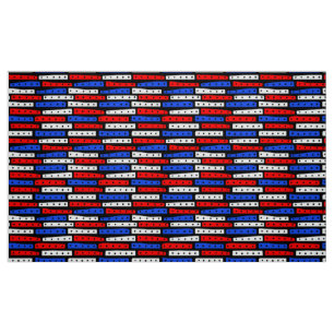 Tissu Motif Abstrait - Couleurs 01 sur noir
