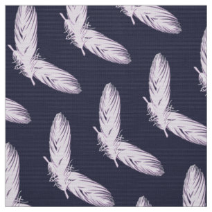 Tissu motif abstrait de plumes