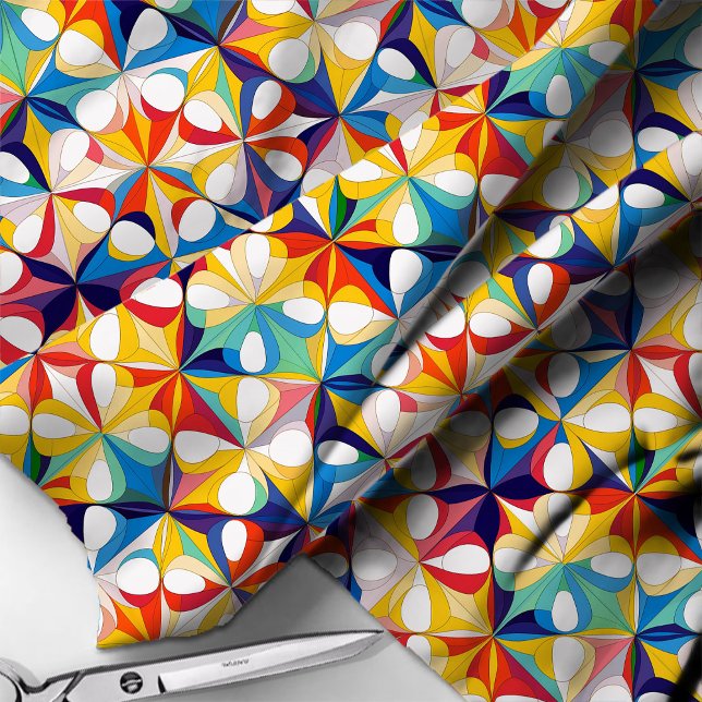 Tissu Motif Abstrait géométrique Bauhaus#3 ID1068 (Créateur téléchargé)