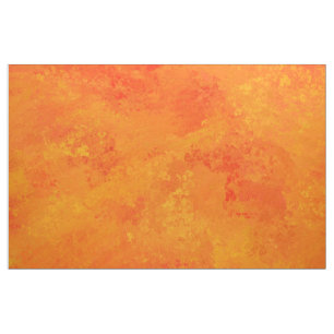 Tissu Motif Abstrait Orange