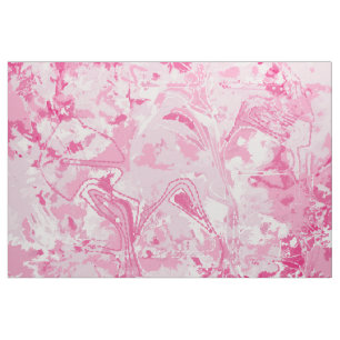 Tissu Motif Abstrait rose exclusif