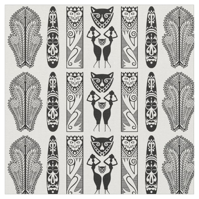Tissu motif africain (Fermer)