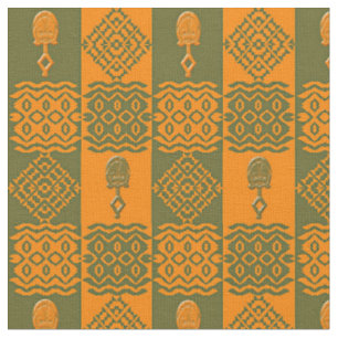 Tissu motif africain tribal ethnique