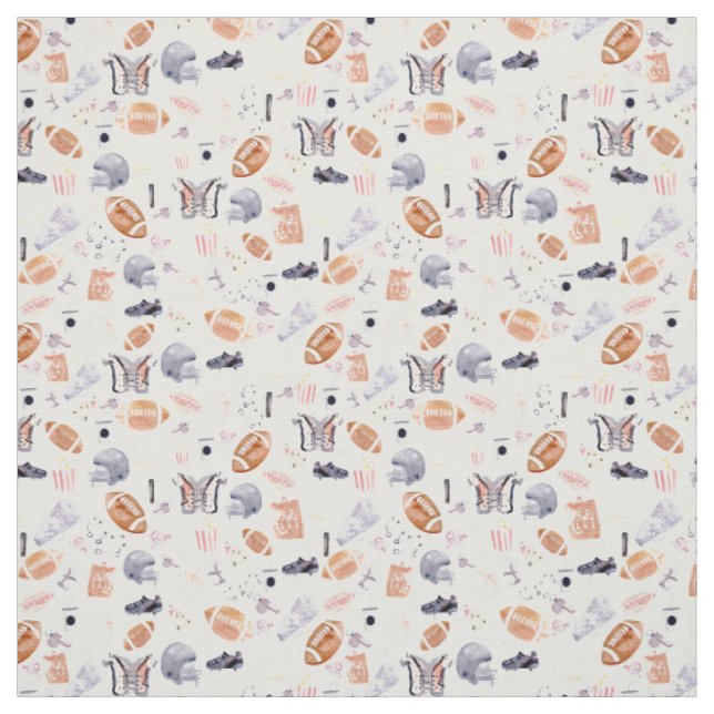 Tissu Motif américain de football (Échantillon)