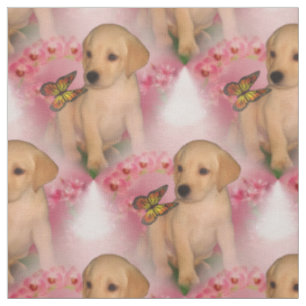 Tissu Motif animal de marionnettes du laboratoire jaune