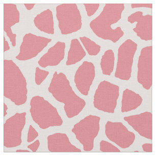 Tissu Motif animal Girly d'impression rose chic de