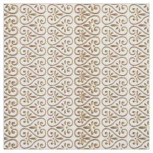 Tissu Motif antique chic fleuri chic élégant de damassé