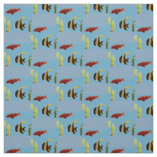 Tissu Motif aquatique balnéaire