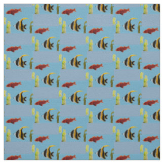Tissu Motif aquatique balnéaire