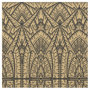 Tissu Motif Art déco vintage