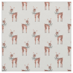 Tissu Motif avec Baby Deer 1
