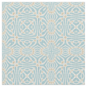 Tissu Motif Batik Brown Beige Taupe Vert