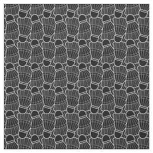 Tissu motif birdie de badminton