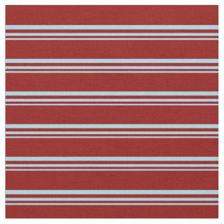 Tissu Motif bleu clair et rouge foncé