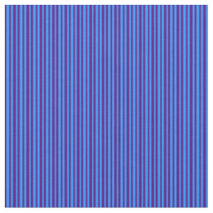 Tissu Motif bleu et Indigo Linked/Striped