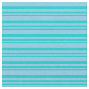 Tissu Motif bleu turquoise foncé et bleu ciel