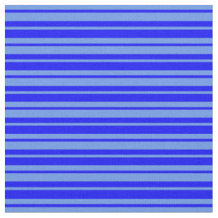 Tissu Motif Blue and Cornflower Blue Lines