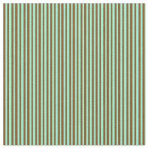 Tissu Motif Brown & Aquamarine