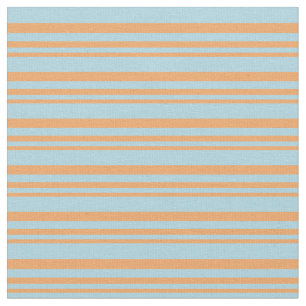 Tissu Motif Brown et bleu clair