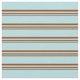 Tissu Motif Brown et bleu en poudre