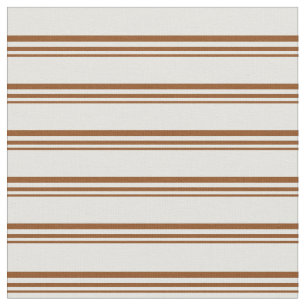 Tissu Motif Brown et Cyan clair