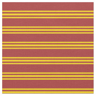Tissu Motif Brown et Jaune trié/bordé