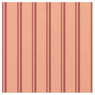 Tissu Motif Brown et Saumon clair