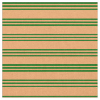 Tissu Motif Brown et vert foncé