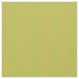 Tissu Motif Brown et vert rayures