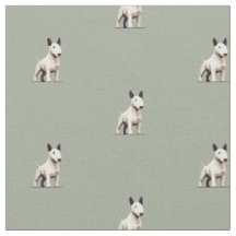 Motif Bull terrier
