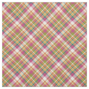 Tissu Motif Carré rétro Vintage Tartan Plaid