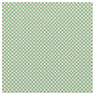 Tissu Motif carreaux vert, beige et blanc