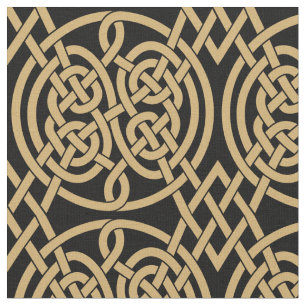 Tissu Motif Celtic Knot "Durrow"