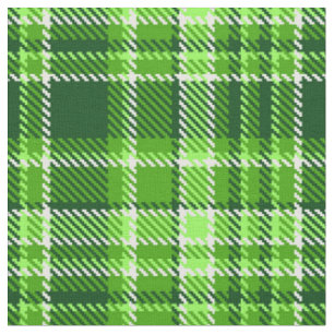 Tissu Motif Checkered de couleur verte