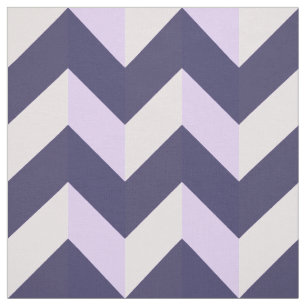 Tissu Motif Chevron Violet