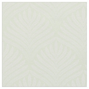 Tissu Motif classique de feuillage dans le blanc et le