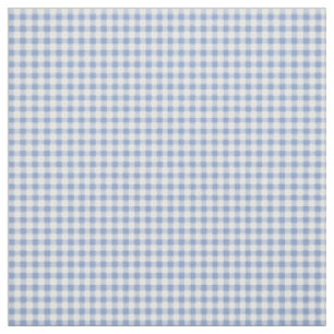 Tissu Motif classique En vichy bleu coché
